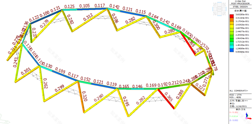 四川南充市复杂钢结构体育场馆设计丨中国南充-81