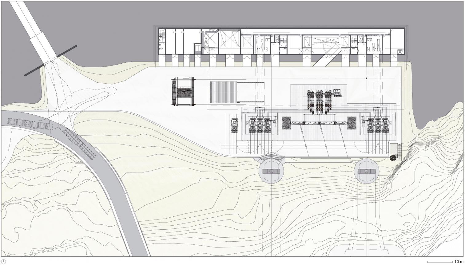 嵌入山体的生态能源站 · 葡萄牙 Foz Tua 水电站-12