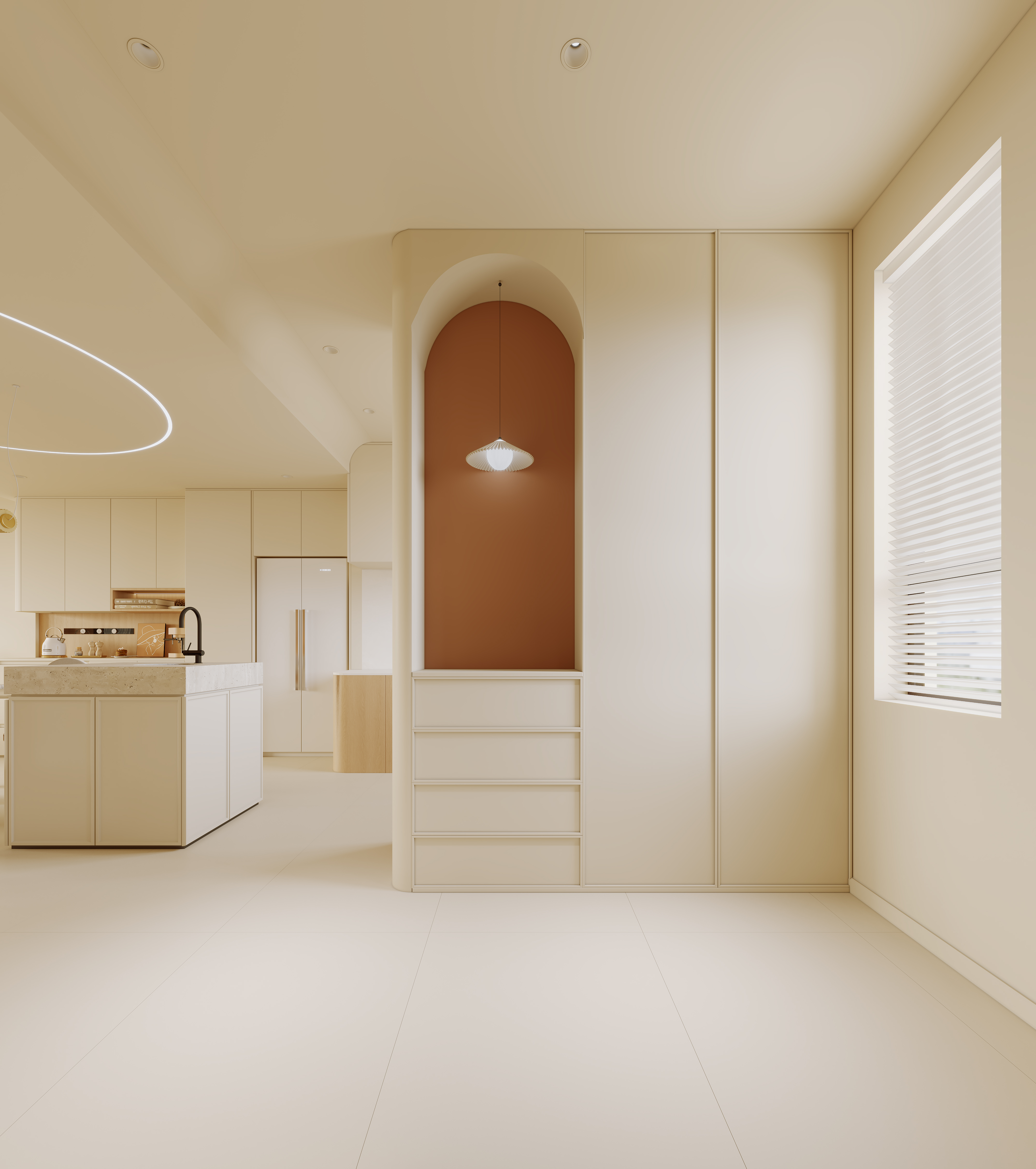 暖色别墅空间-10