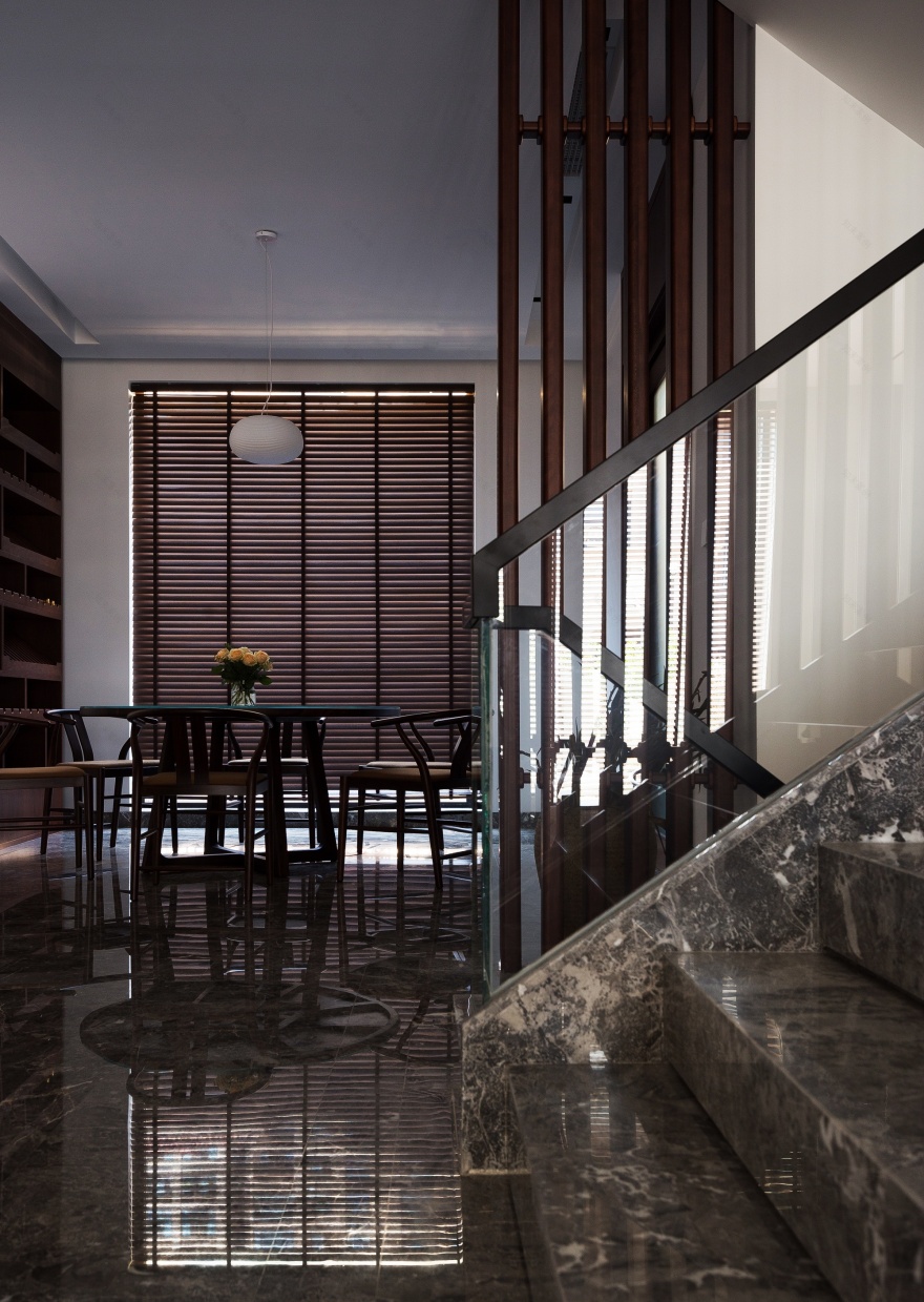 翡翠蓝湾别墅丨铭筑装饰-26