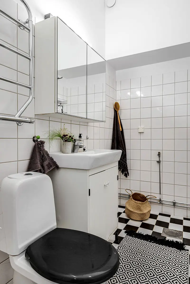 55 平米瑞典公寓双层床设计-13