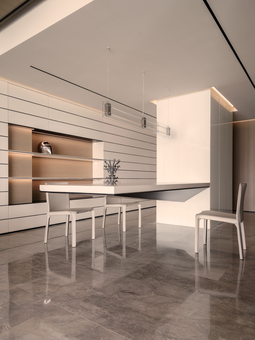 温州210㎡极简大平层私宅设计丨中国温州丨温州里外空间设计-77