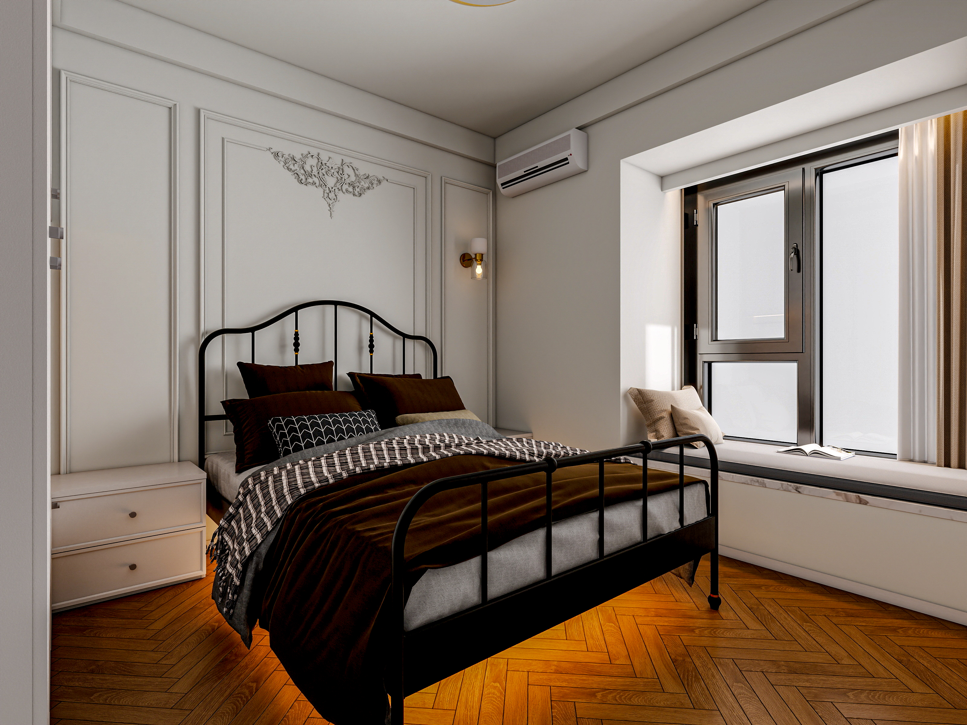 四川成都人居都市阳光（245平方简约法式顶跃六居室）-47