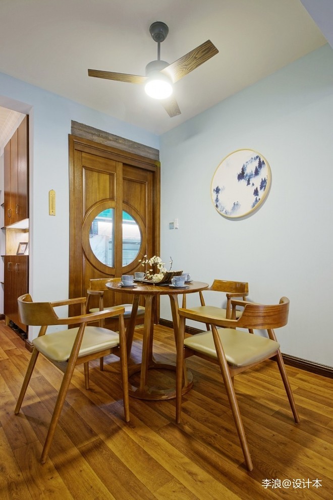 17万元二居76平米装修案例·效果图  小户型中式-16