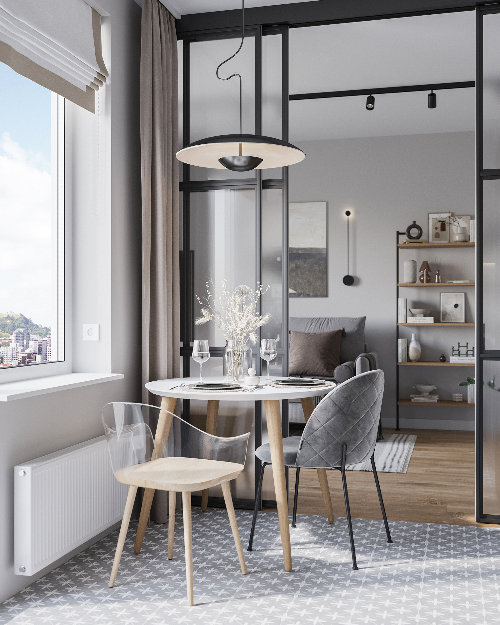 Living room for rent appartments-9