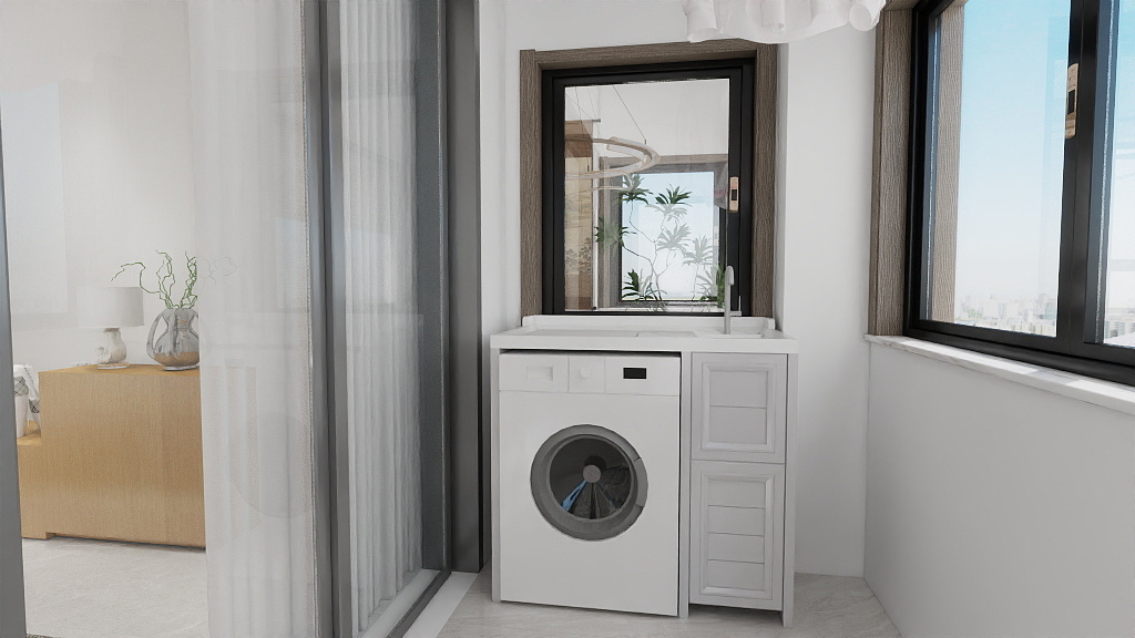 现代风全屋效果图-31