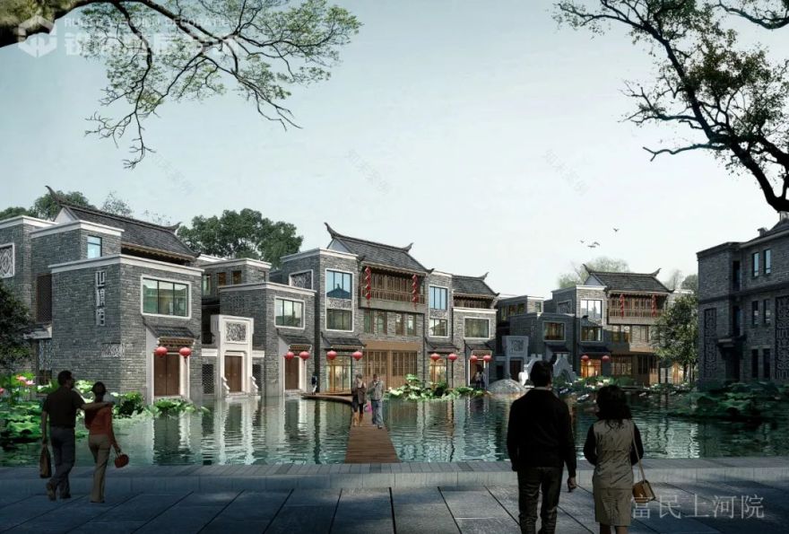 昆明“最美后花园”富民上河院中式合院设计-37