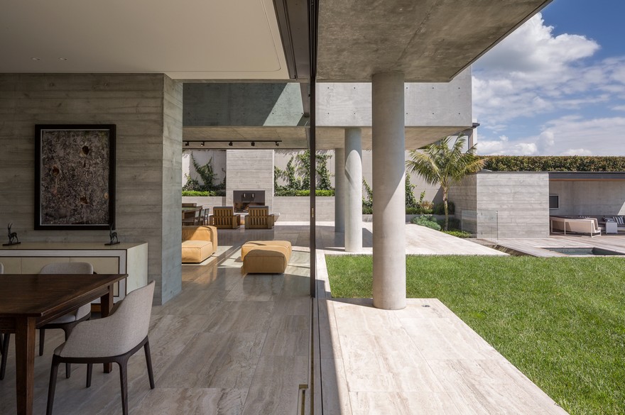 Massive Concrete Home on a Cliff Above Hobson Bay-11