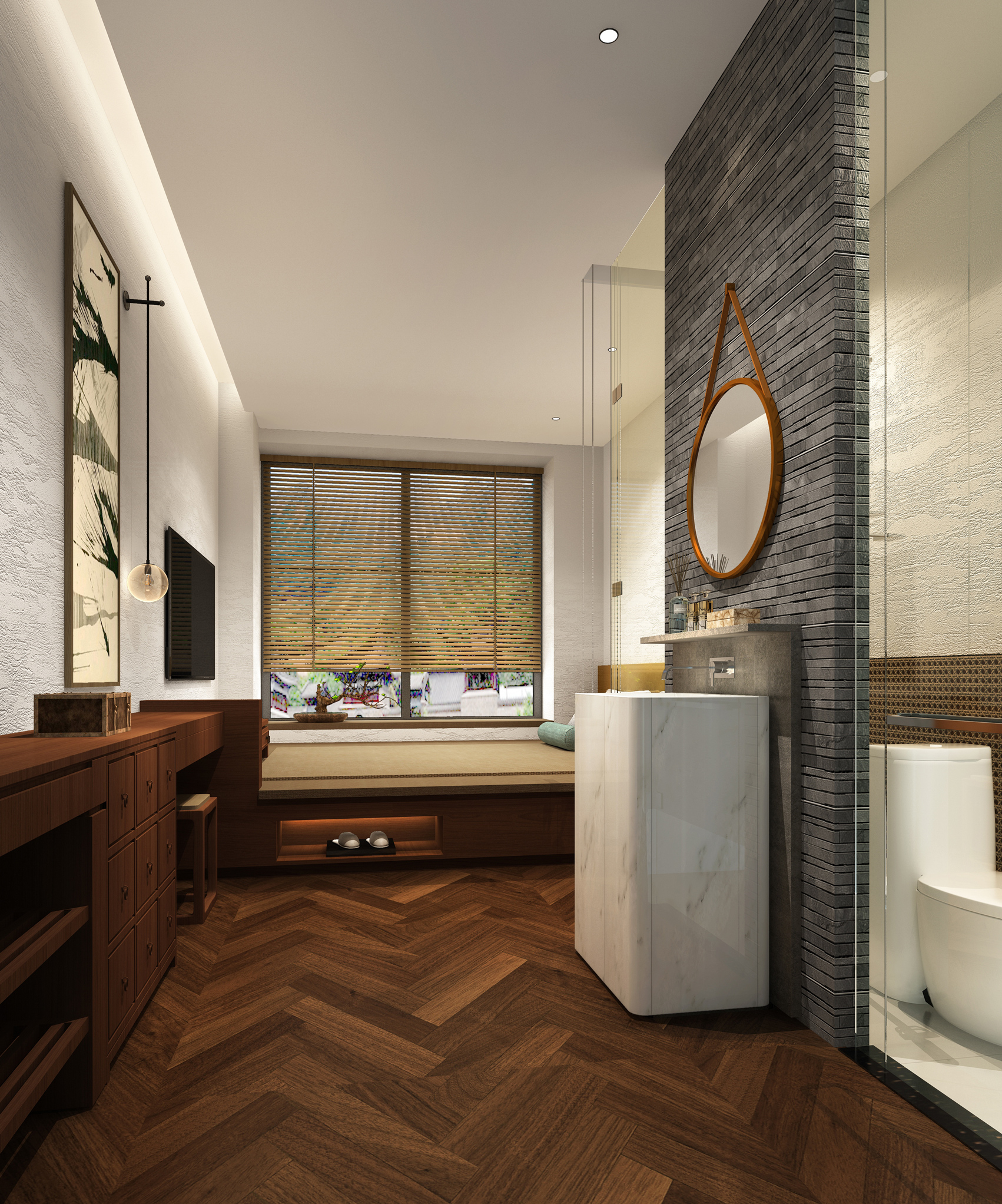 绣花针艺术设计|朴园·千山禅修中心-10