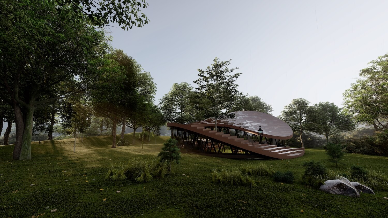 螺旋咖啡厅丨伊朗丨REMM Studio-8