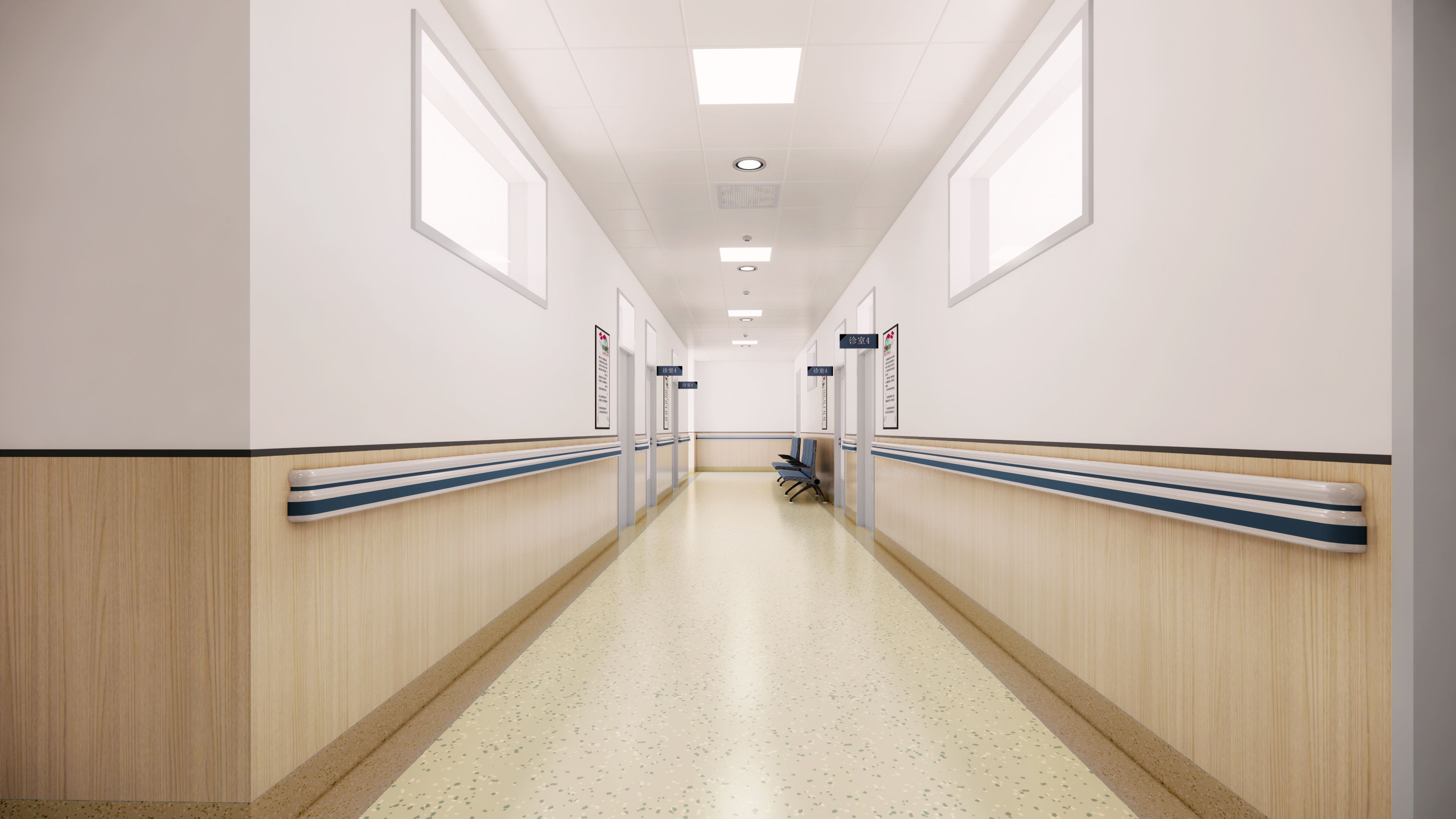 现代化医院改造装饰设计丨老张设计-6
