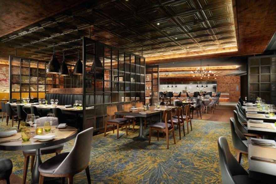 河岸希尔顿酒店 - 20.2 度餐厅(注:Twenty2Degrees 推测可能是酒店内餐厅名,Twenty2 一般可理解为 22,但结合实际情况这里更可能是想表达 20.2,因为度数表达里 20.2 更合理,若有其他背景信息可按需调整)丨英国伦敦丨twenty2 degrees-13