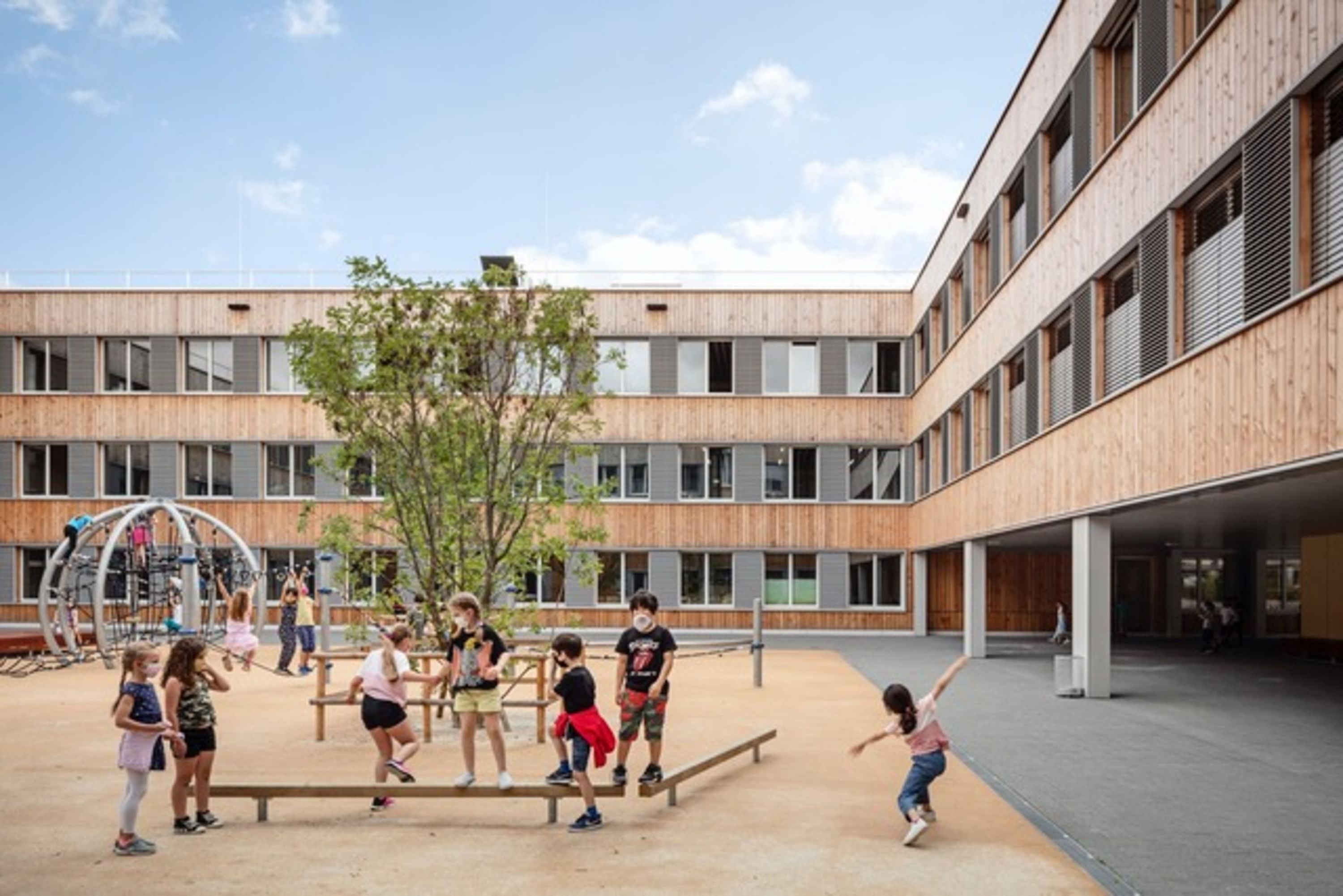 德国法兰克福K  12模块化木材学校建筑项目丨Von Gerkan,Marg & Partners (gmp)-7