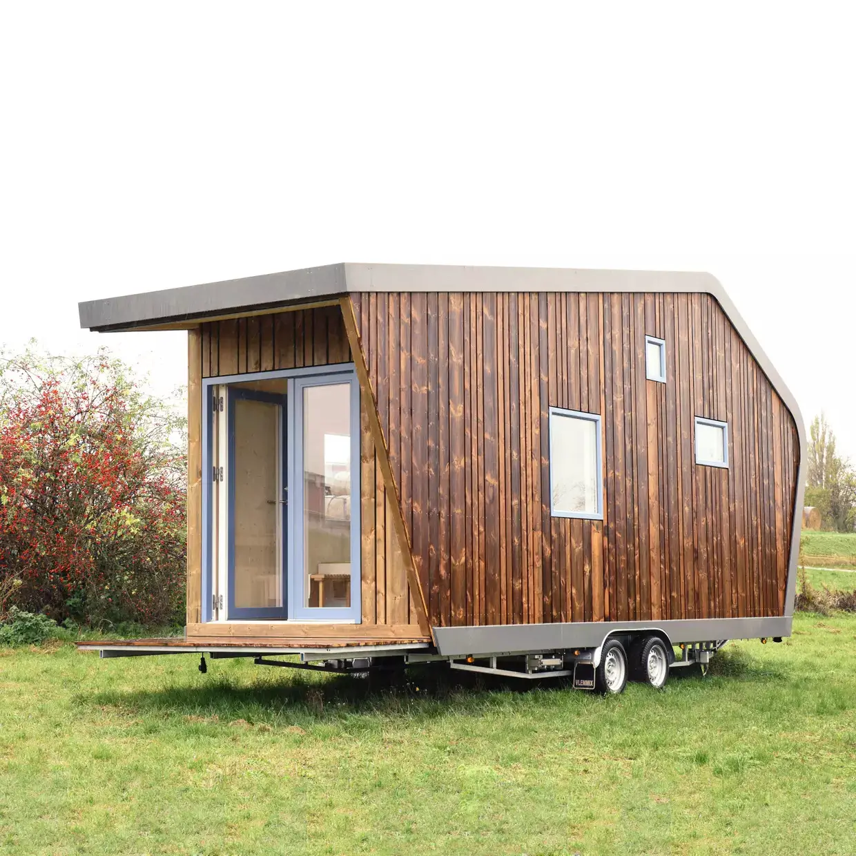 德国 KOOP Mobile Holzbausysteme 的灰色木屋 Hytte | 自然与舒适的完美结合-16