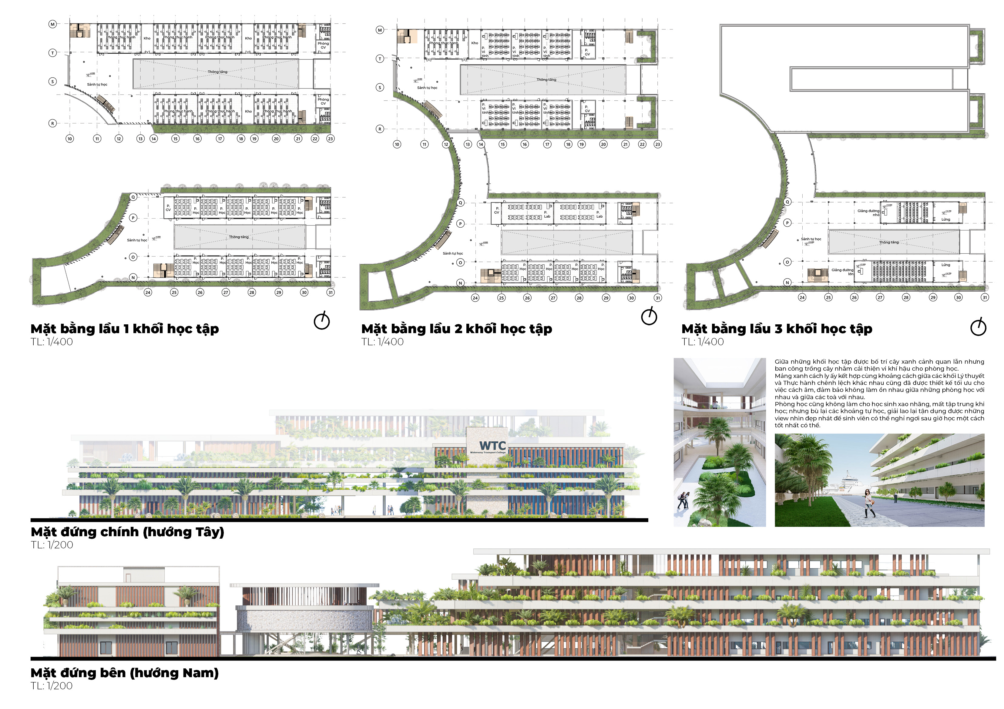 Đồ án công cộng: Trường cao đẳng giao thông vận tải-10