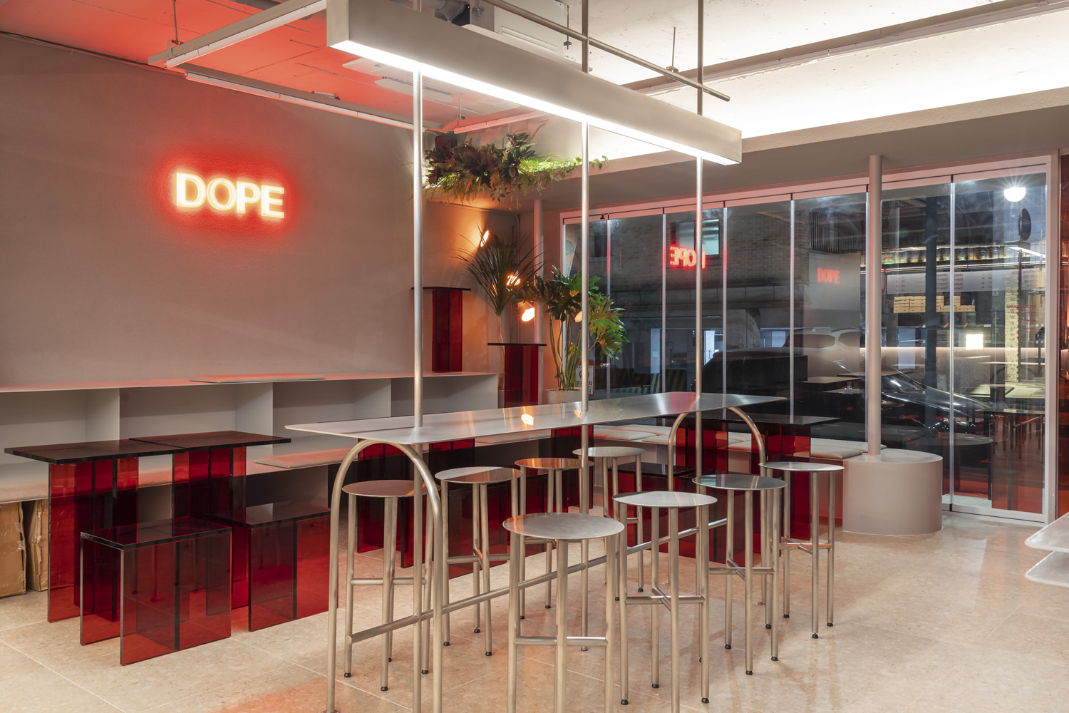 动感现代风 20 平米披萨店设计-4