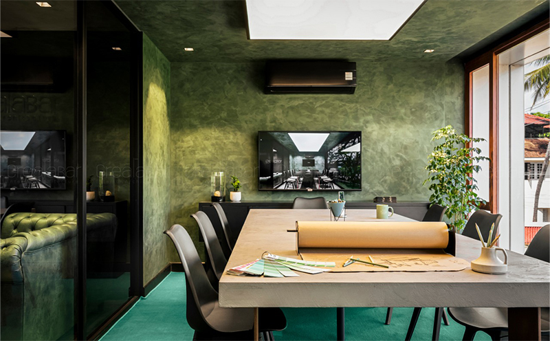 Creatabar 室内设计工作室办公空间设计丨印度丨JITH MOHAN-3