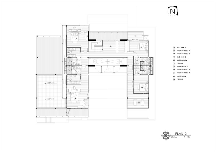 泰国田园风光中的现代钢结构之家-14