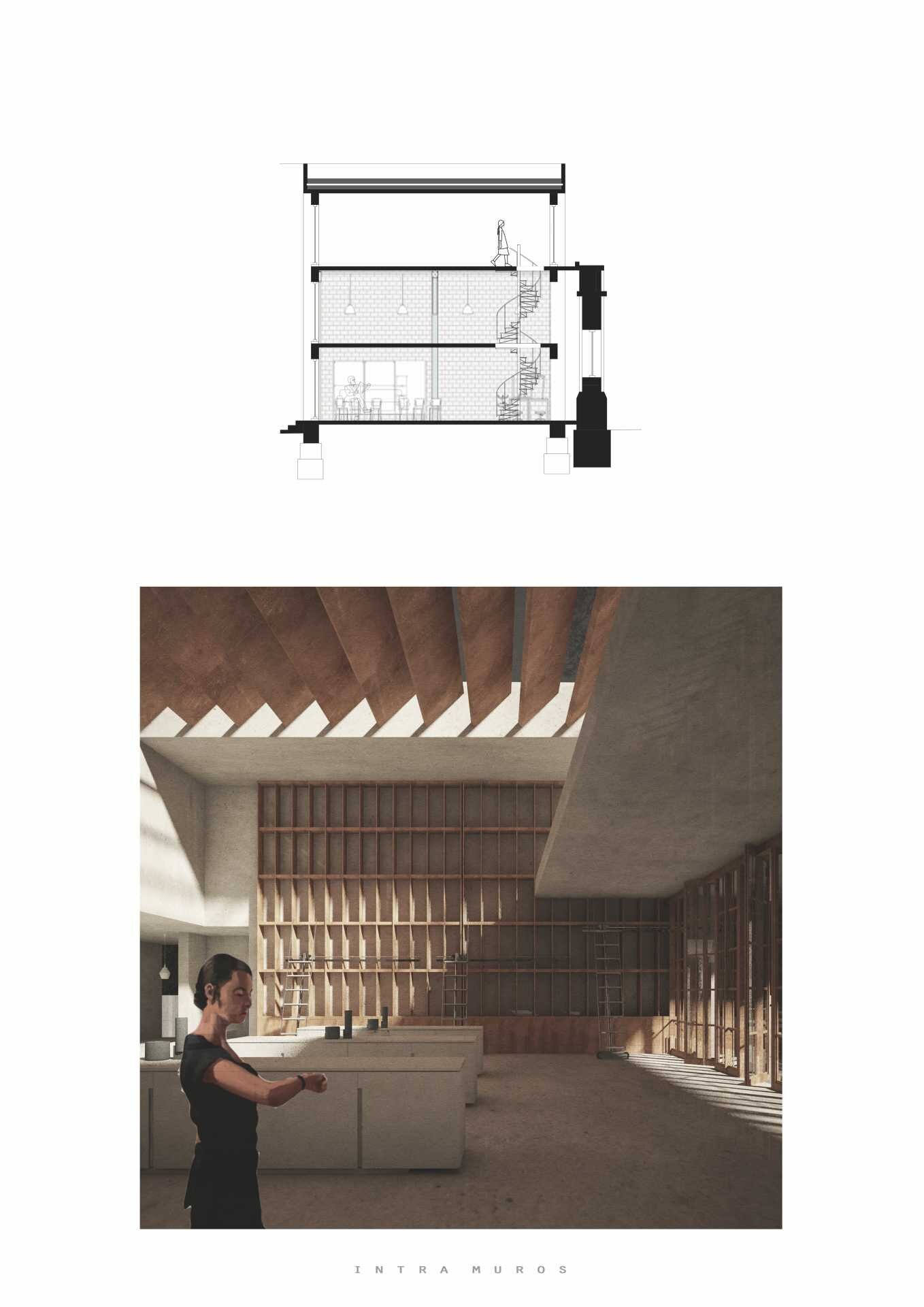 “Crown Barracks”从军事营房到大学校园改造丨比利时-75