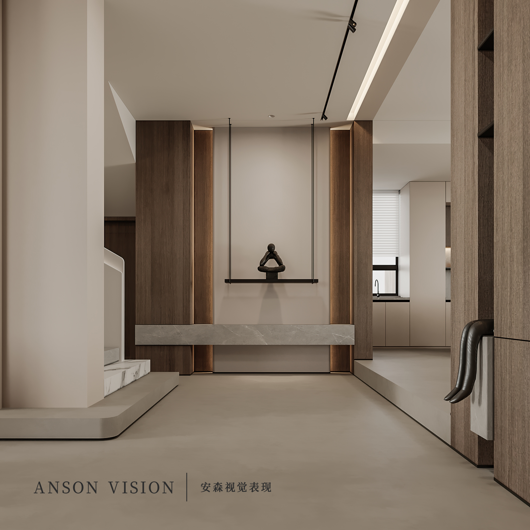 现代别墅多空间表现丨Ansonvision·蒙头睡-9