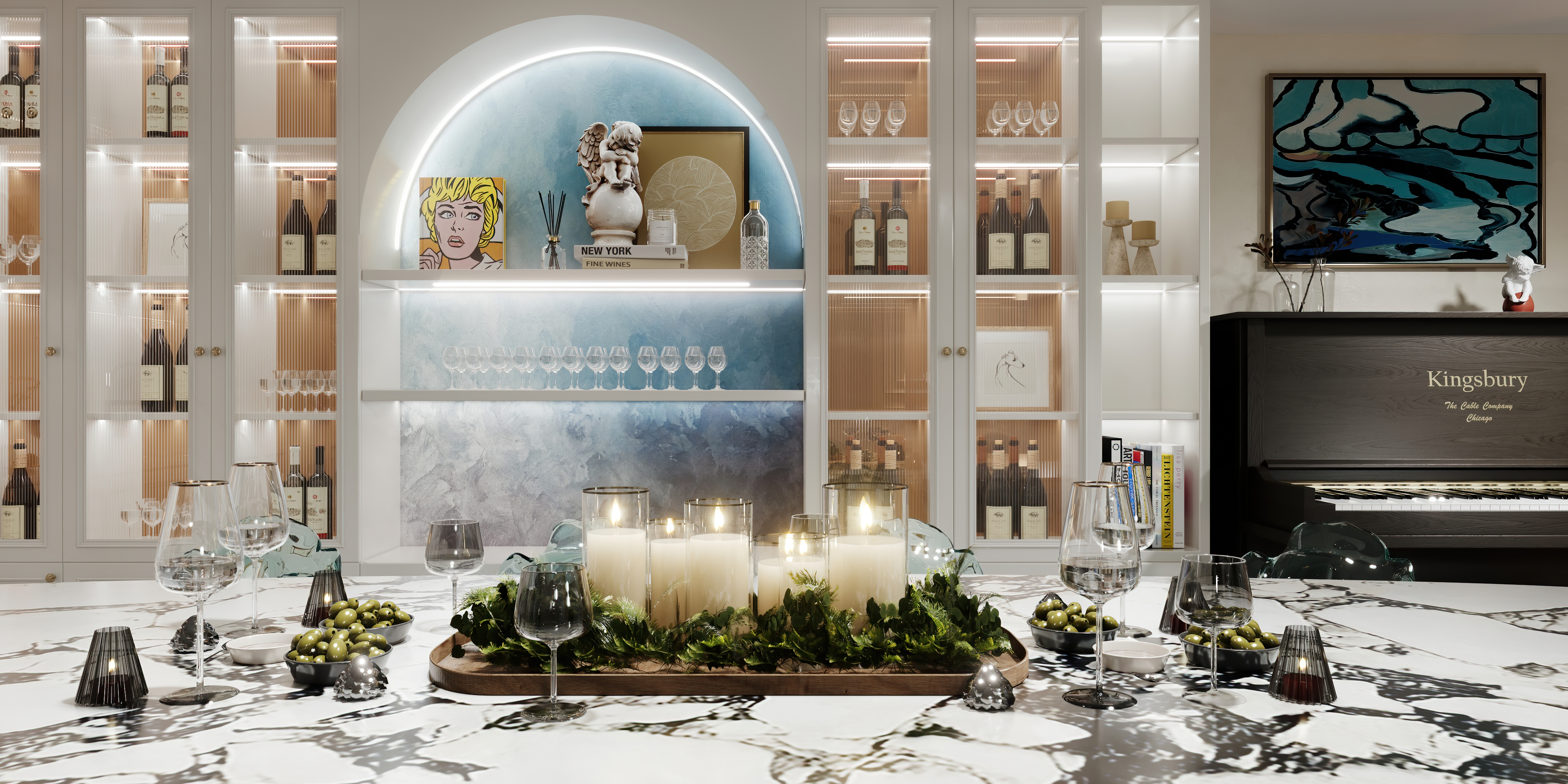 美是现代别墅 别墅 地下室-13