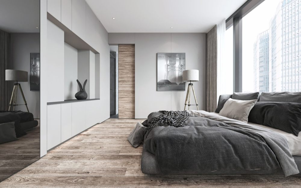 南京现代简约公寓-3