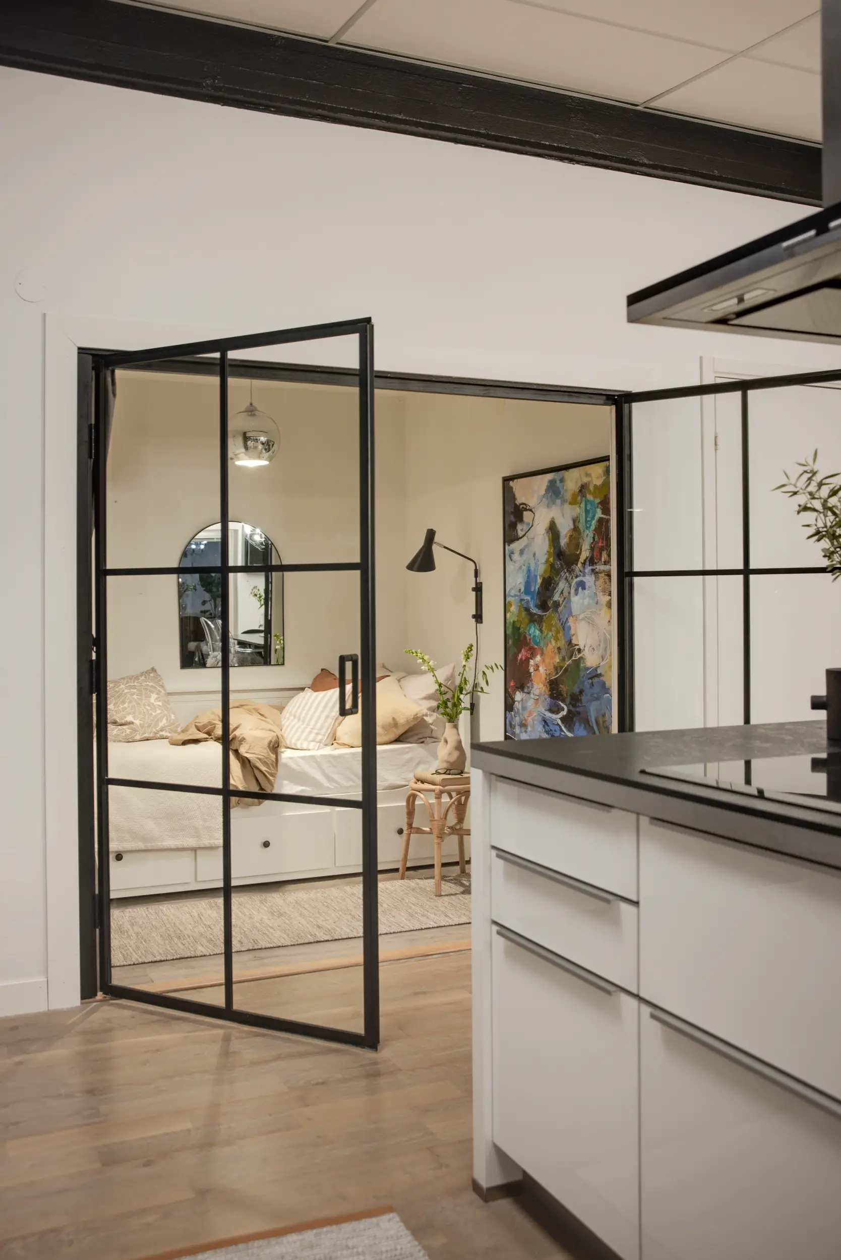 一个不寻常的且宽敞的屋顶下的三居室公寓-2