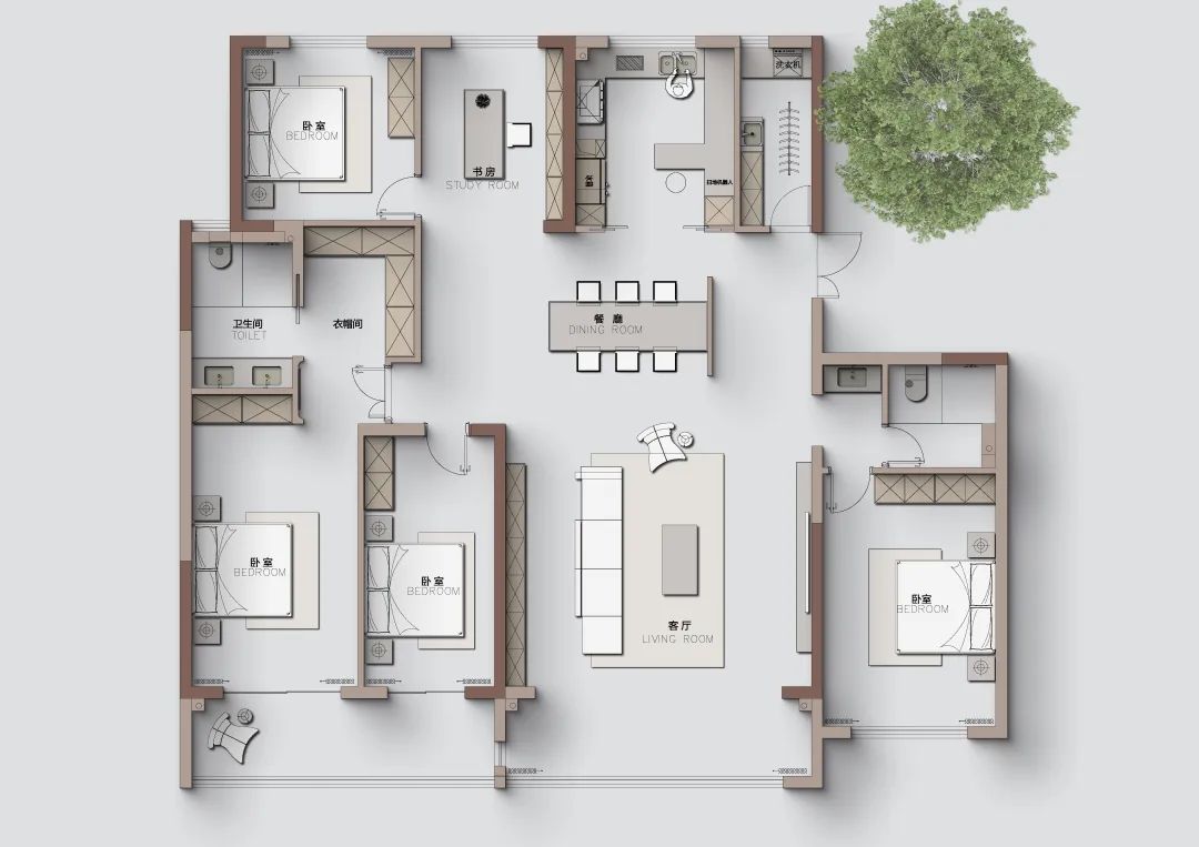曲水流觞丨九筑国际设计-54