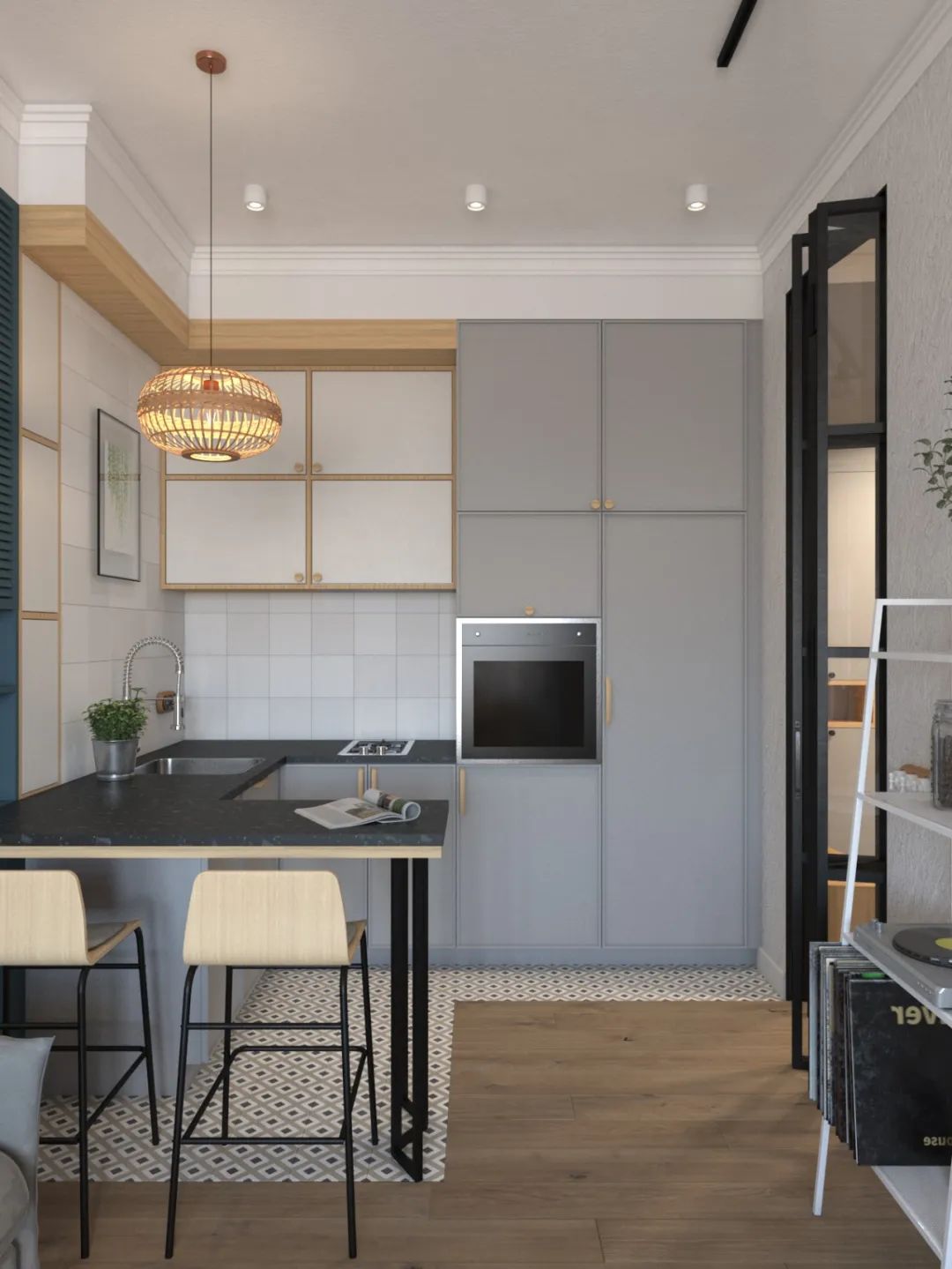 38㎡小宅空间丨Valentina Mamontova-17