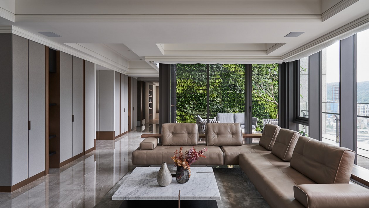 自然生活的浪漫 - 现代质感极简大平层-2