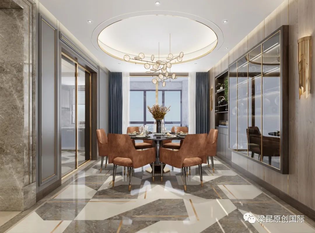 新外滩三代同堂的 272㎡美式轻奢之家-16