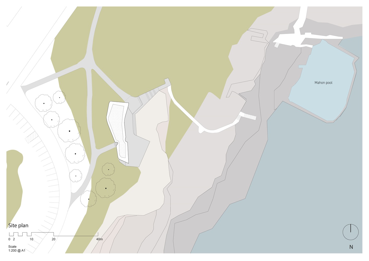 澳大利亚马鲁布拉海滩岩石泳池设施丨Lahznimmo Architects-32