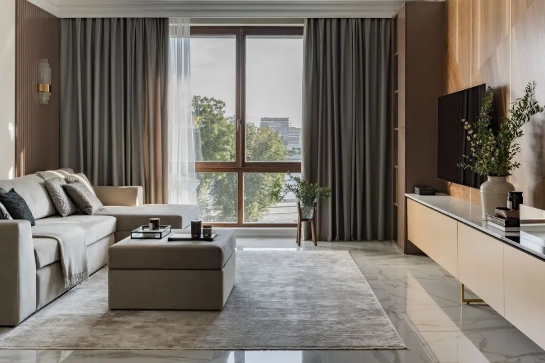 川谷堂 104㎡现代简约二人居丨Yulia Fambulova-0