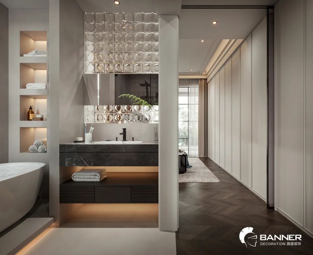 荣民 8 号简欧风平层设计丨张骞-34