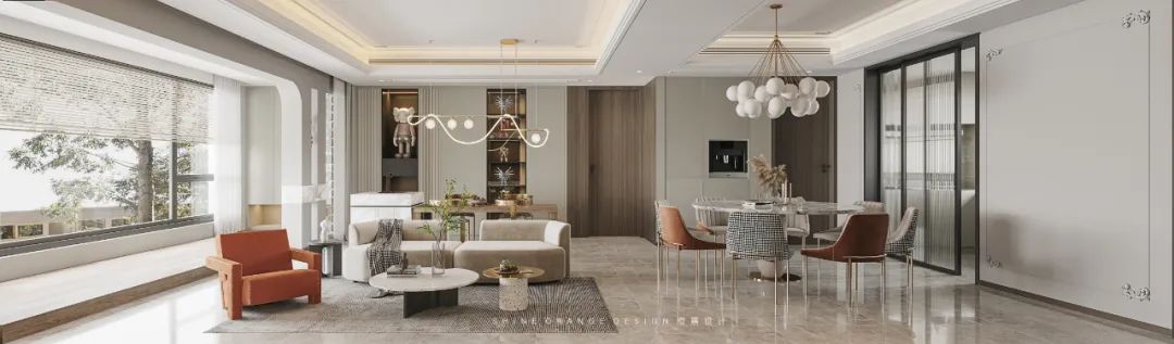 落日弥漫的橘色混搭家居设计丨中国宁波丨橙熹设计-66