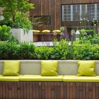 诗画般的庭院卡座设计-36