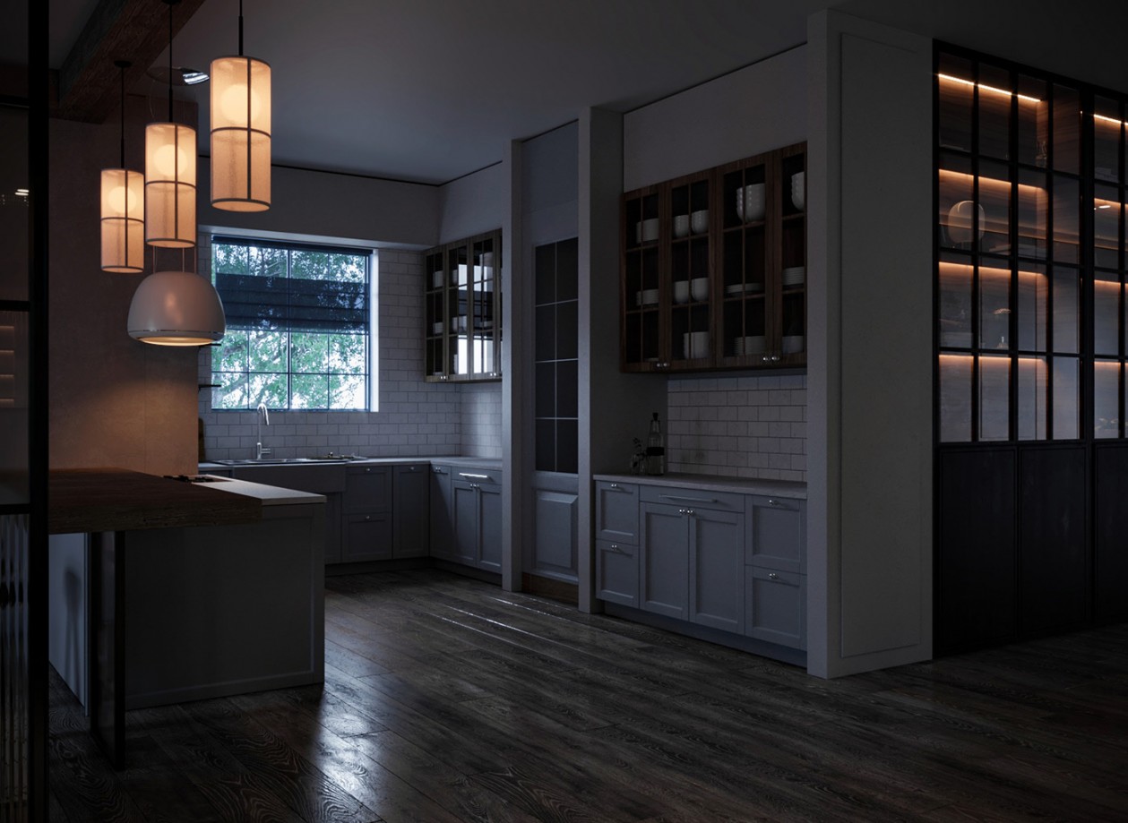 350㎡木与白，自然元素的温润质感-16