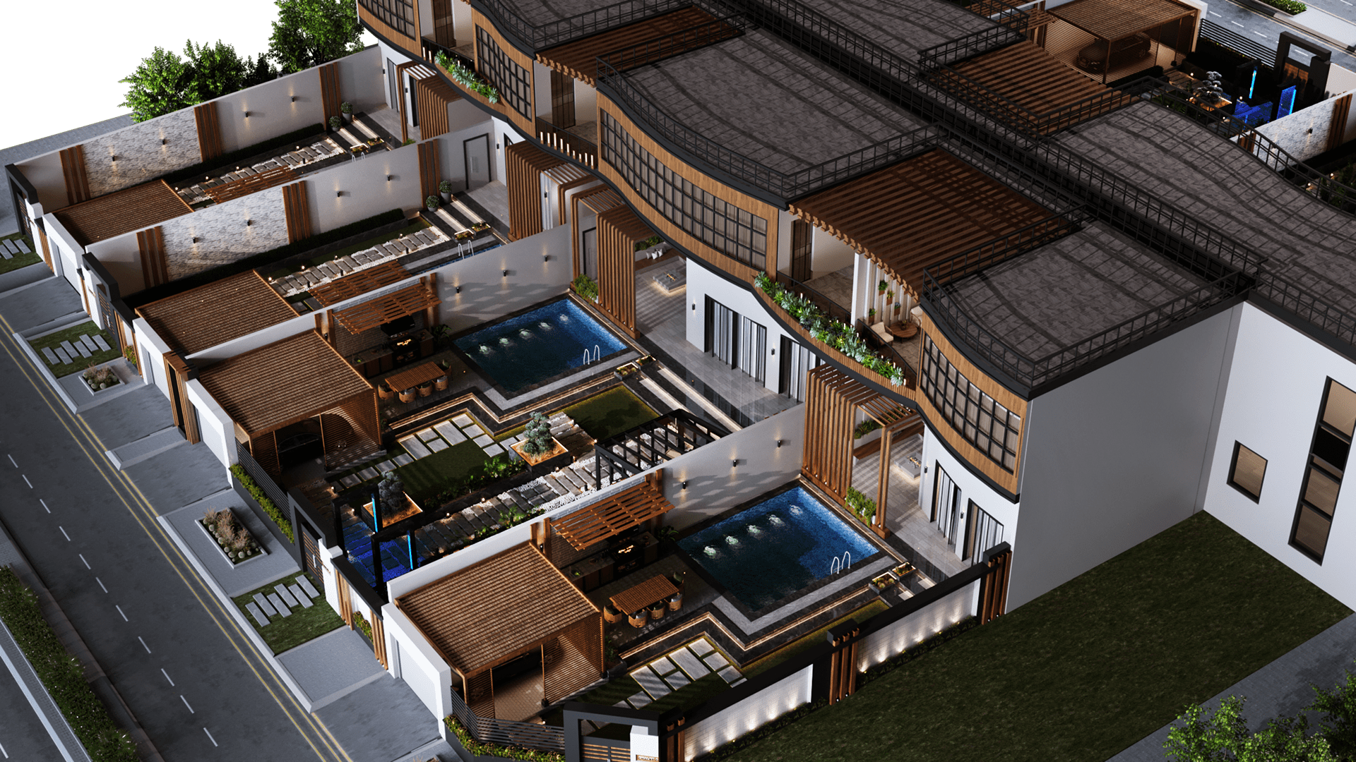 木屋建筑群丨沙特阿拉伯利雅得-6