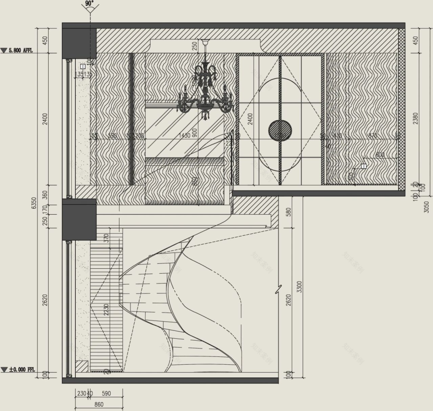 锦绣滨江双层豪宅丨中国重庆丨纳物凡璞空间设计-68