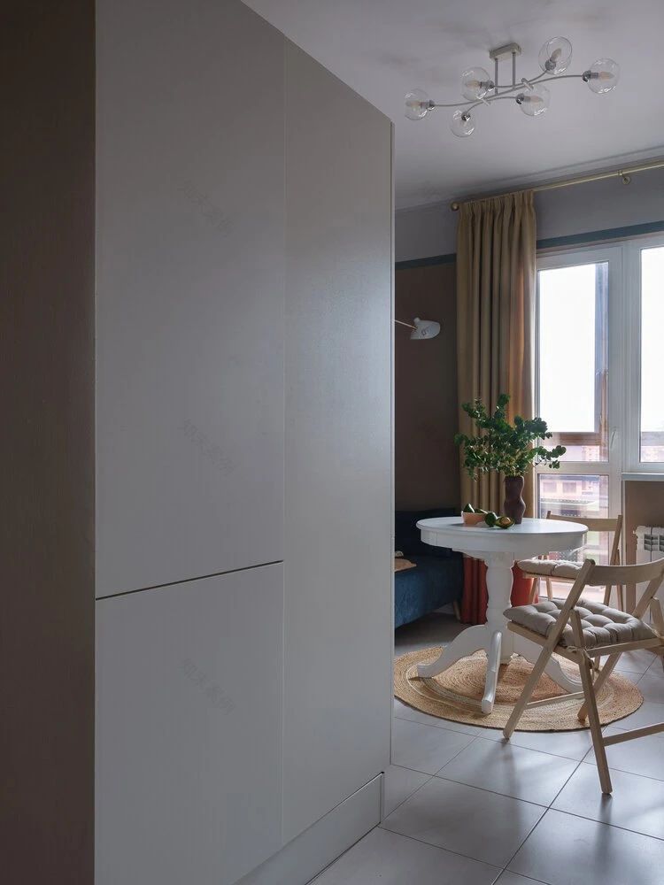 女孩的 37㎡单间公寓设计丨Yulia Sergeeva-13