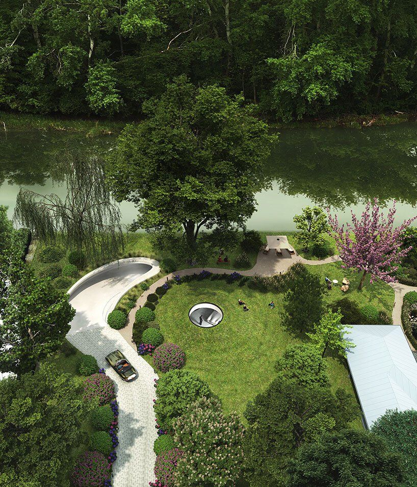 英国 Aston Martin 汽车展示厅绿色地下空间设计-8