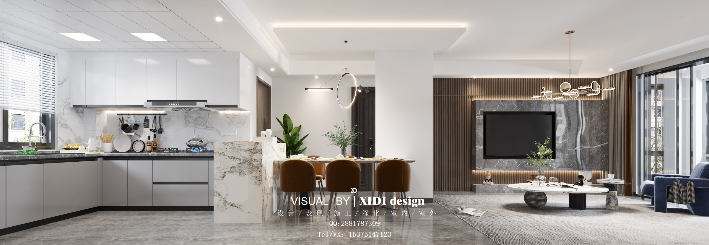 现代简约客餐厅设计合集，精致舒适共享空间-9