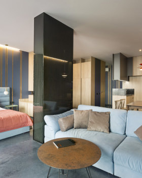 Working documentation at BIM private apartments.