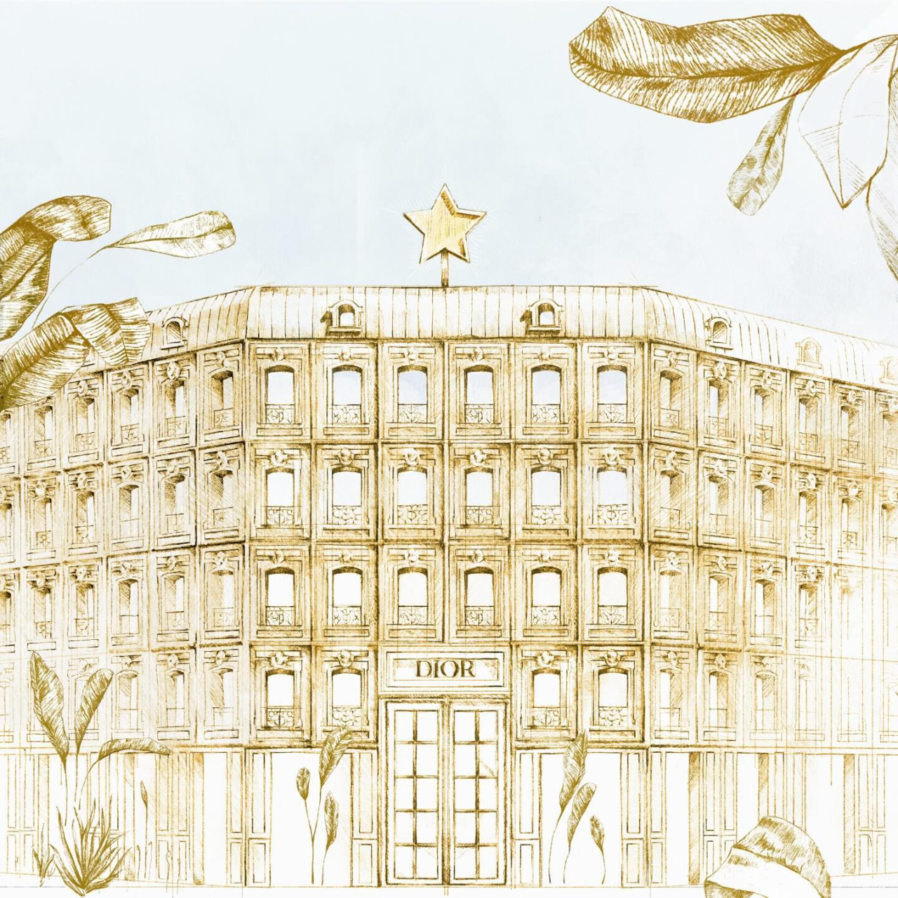 Dior 快闪店「黄金屋」丨泰国曼谷丨Dior 视觉营销创意总监 Luca Albero-9