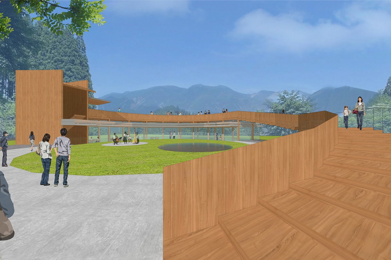 长汤项目 苦田见圆景丨日本大分丨塩塚隆生アトリエ-2