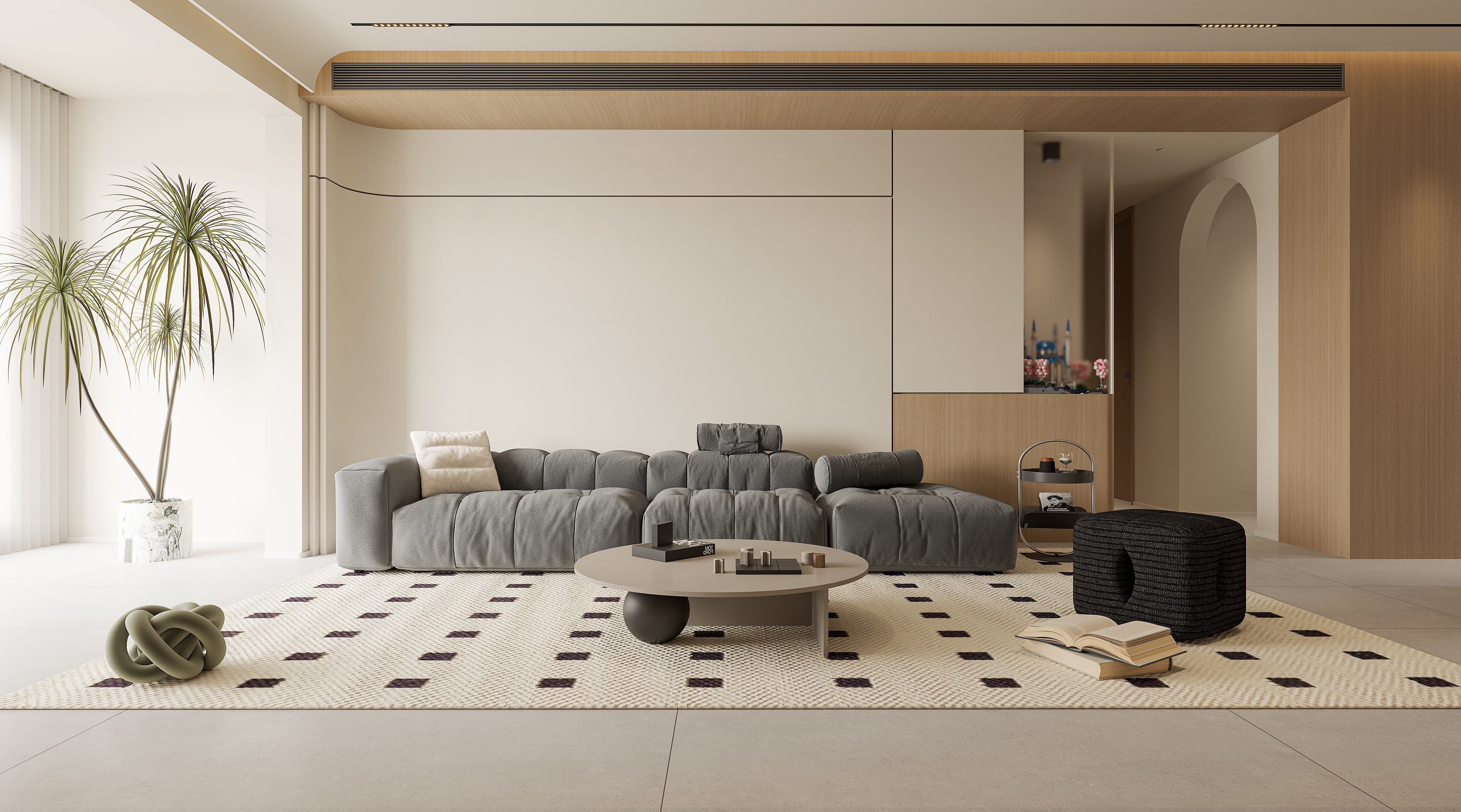 极简 I 奶油 I 郑州碧桂园 I 精装改造-1