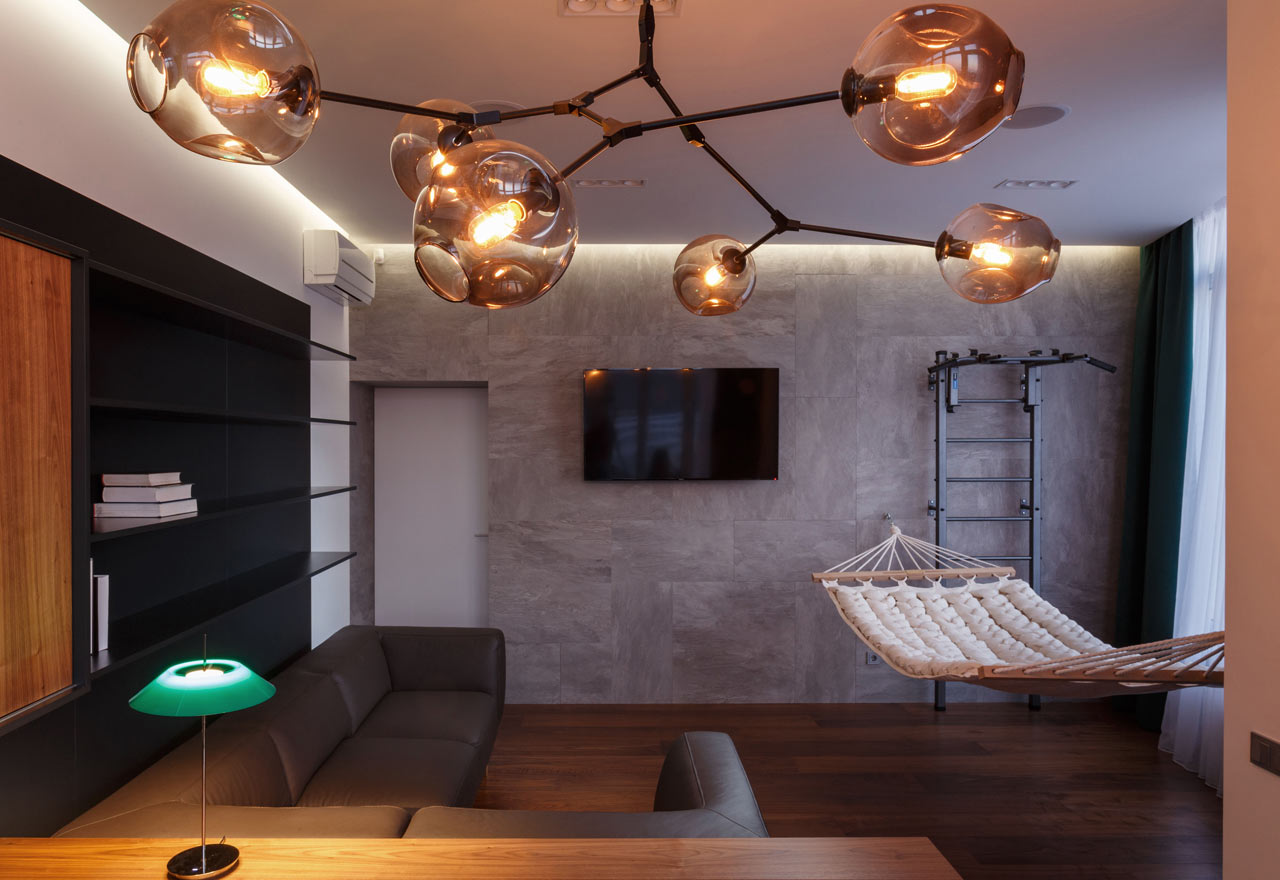 乌克兰顶层公寓 | 城市全景与简约设计的完美融合-19