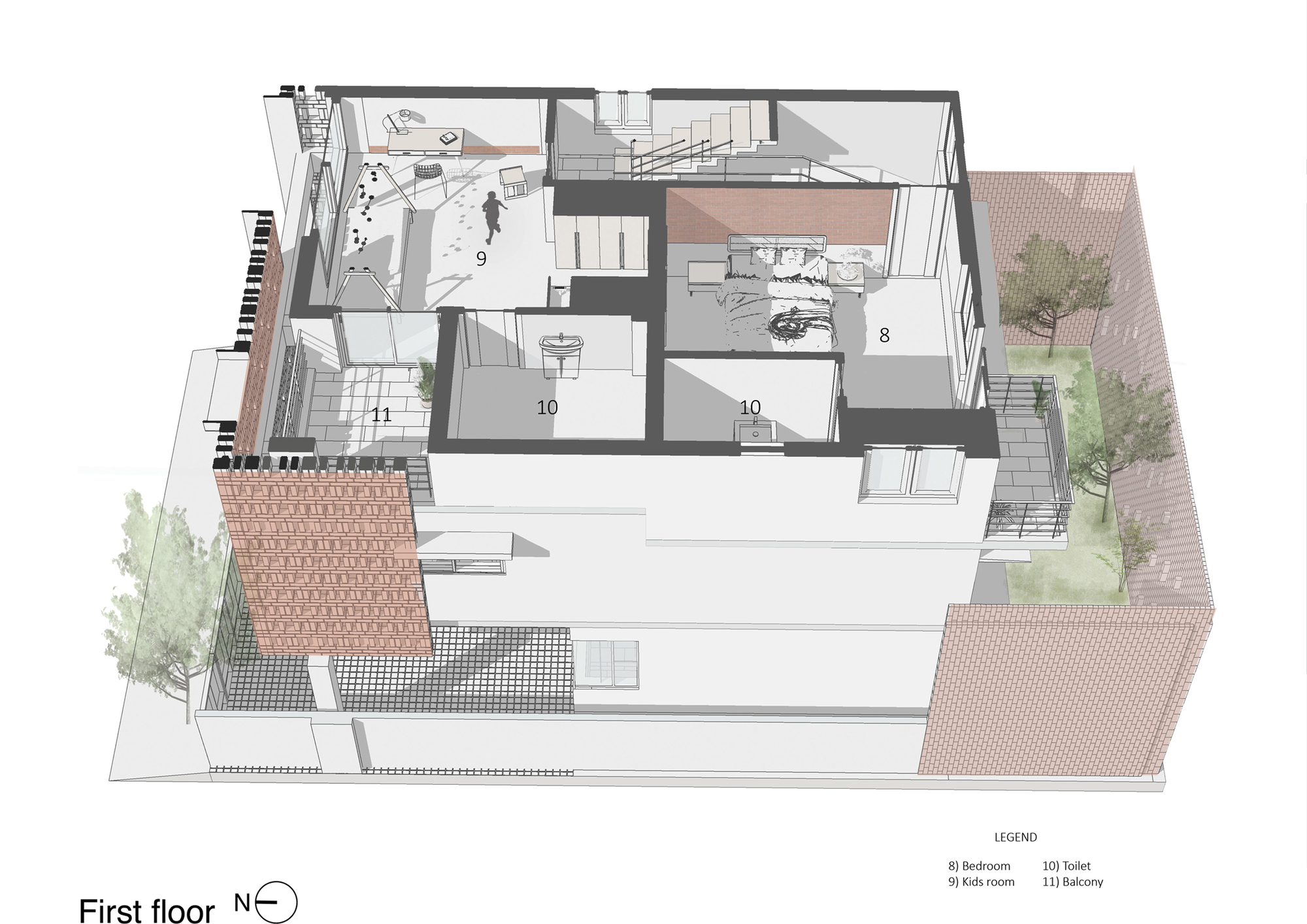 大小屋丨印度班加罗尔丨Kamat & Rozario Architecture-33