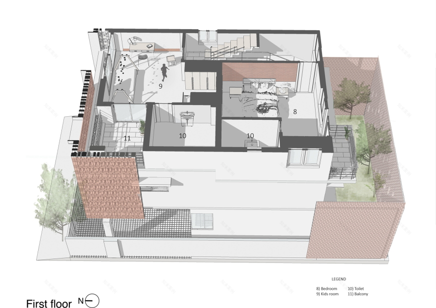 大小屋丨印度班加罗尔丨Kamat & Rozario Architecture-33