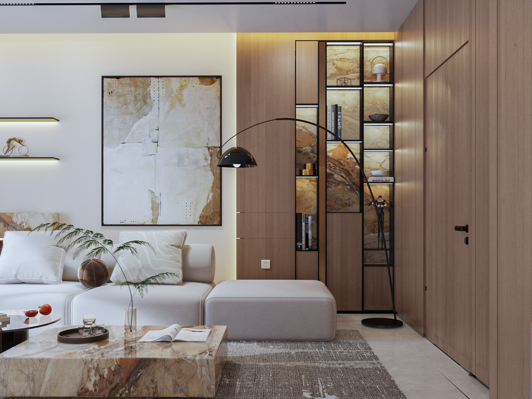 living & dinning and open kitchen-4